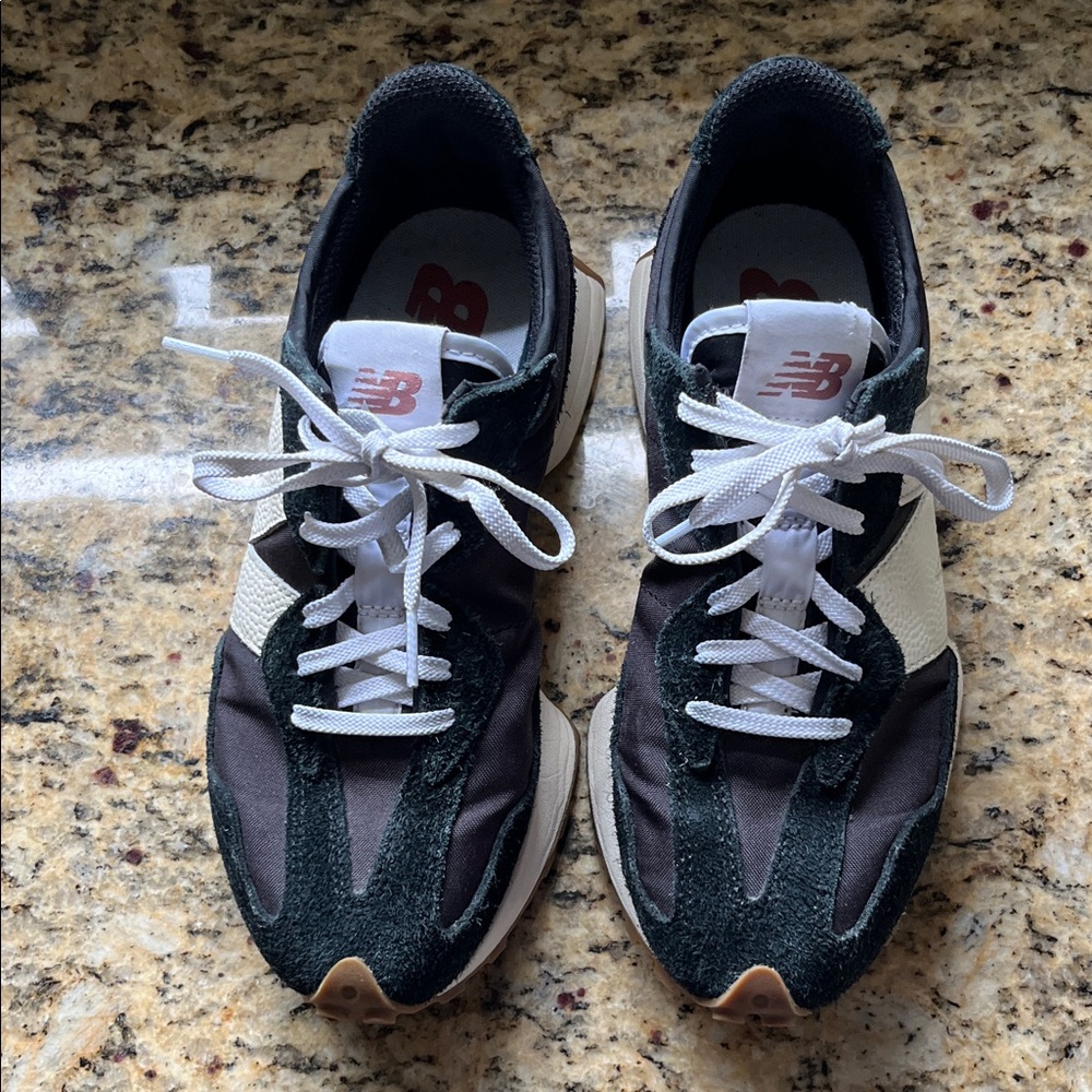 New Balance Black and Cream Athletic Shoes. New Balance 327 women’s size 7.5
